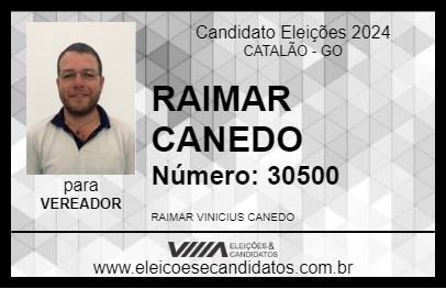 Candidato RAIMAR CANEDO 2024 - CATALÃO - Eleições