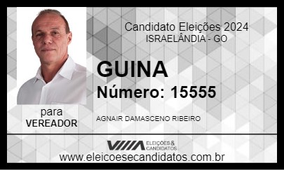 Candidato GUINA 2024 - ISRAELÂNDIA - Eleições