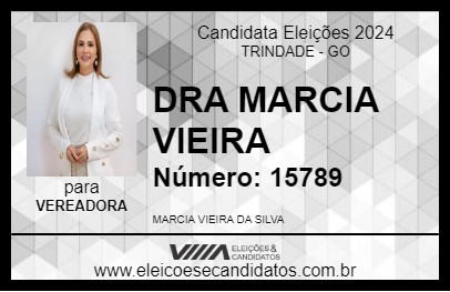 Candidato DRA MARCIA VIEIRA 2024 - TRINDADE - Eleições