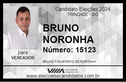 Candidato BRUNO NORONHA 2024 - TRINDADE - Eleições