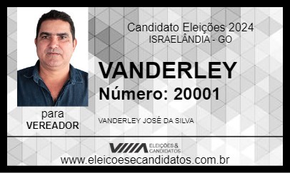 Candidato VANDERLEY 2024 - ISRAELÂNDIA - Eleições