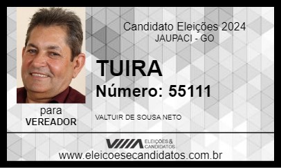 Candidato TUIRA 2024 - JAUPACI - Eleições