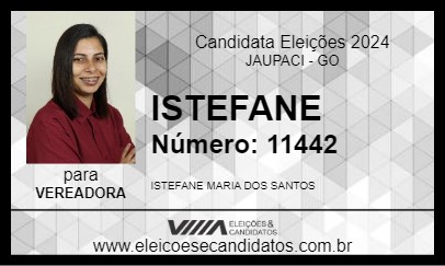 Candidato ISTEFANE 2024 - JAUPACI - Eleições