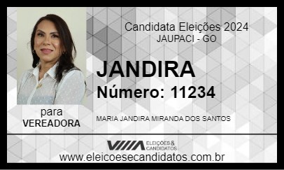 Candidato JANDIRA 2024 - JAUPACI - Eleições