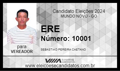 Candidato ERE 2024 - MUNDO NOVO - Eleições