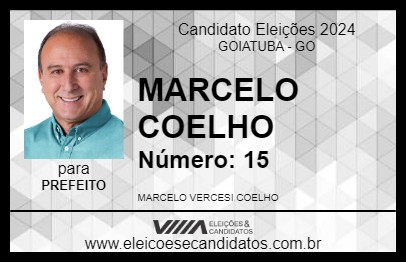 Candidato MARCELO COELHO 2024 - GOIATUBA - Eleições