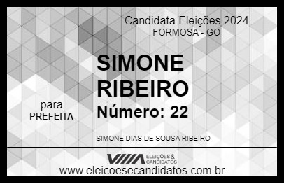 Candidato SIMONE RIBEIRO 2024 - FORMOSA - Eleições