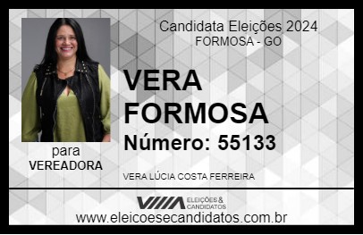 Candidato VERA FORMOSA 2024 - FORMOSA - Eleições