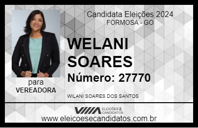 Candidato WILANI SOARES 2024 - FORMOSA - Eleições