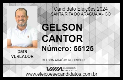 Candidato GELSON CANTOR 2024 - SANTA RITA DO ARAGUAIA - Eleições