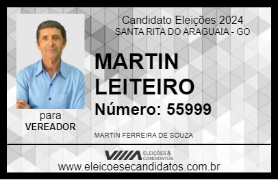 Candidato MARTIN LEITEIRO 2024 - SANTA RITA DO ARAGUAIA - Eleições