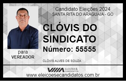 Candidato CLÓVIS DO SINDICATO 2024 - SANTA RITA DO ARAGUAIA - Eleições