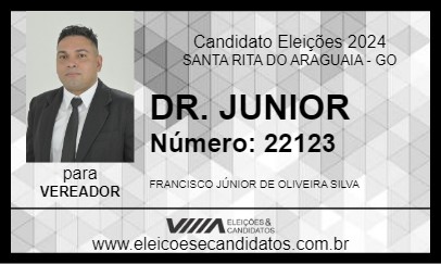 Candidato DR. JUNIOR 2024 - SANTA RITA DO ARAGUAIA - Eleições