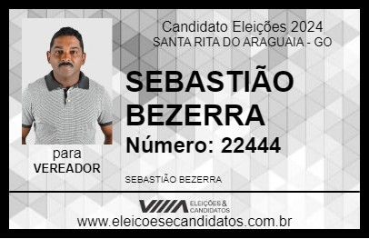 Candidato SEBASTIÃO BEZERRA 2024 - SANTA RITA DO ARAGUAIA - Eleições