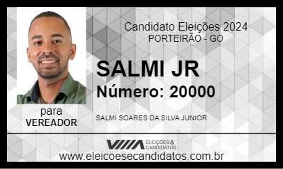 Candidato SALMI JR 2024 - PORTEIRÃO - Eleições