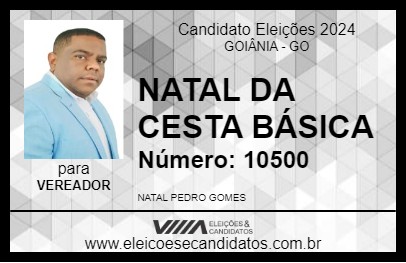 Candidato NATAL DA CESTA BÁSICA 2024 - GOIÂNIA - Eleições