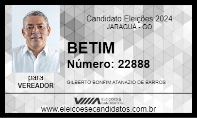 Candidato BETIM 2024 - JARAGUÁ - Eleições