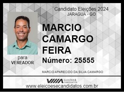 Candidato MARCIO CAMARGO FEIRA 2024 - JARAGUÁ - Eleições