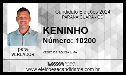 Candidato KENINHO 2024 - PARANAIGUARA - Eleições