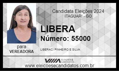 Candidato LIBERA 2024 - ITAGUARI - Eleições