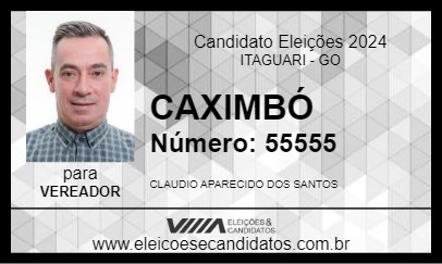 Candidato CAXIMBÓ 2024 - ITAGUARI - Eleições