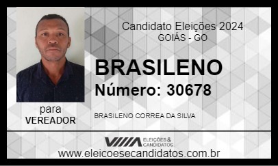 Candidato BRASILENO 2024 - GOIÁS - Eleições