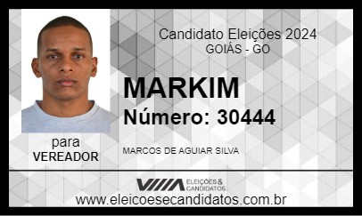 Candidato MARKIM 2024 - GOIÁS - Eleições