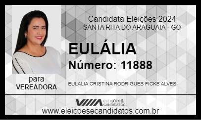 Candidato EULÁLIA 2024 - SANTA RITA DO ARAGUAIA - Eleições