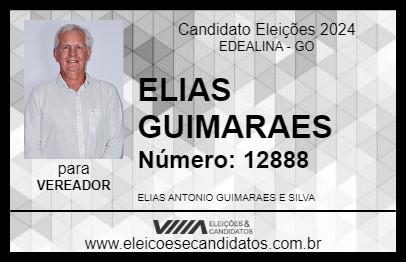 Candidato ELIAS GUIMARAES 2024 - EDEALINA - Eleições