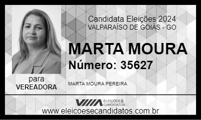 Candidato MARTA MOURA 2024 - VALPARAÍSO DE GOIÁS - Eleições