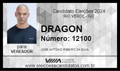 Candidato DRAGON 2024 - RIO VERDE - Eleições