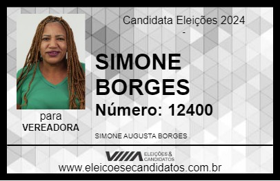 Candidato SIMONE BORGES 2024 - RIO VERDE - Eleições