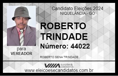 Candidato ROBERTO TRINDADE 2024 - NIQUELÂNDIA - Eleições