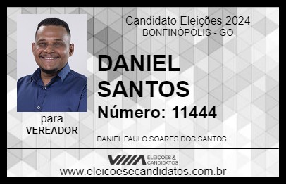 Candidato DANIEL SANTOS 2024 - BONFINÓPOLIS - Eleições