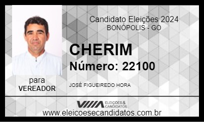 Candidato CHERIM 2024 - BONÓPOLIS - Eleições