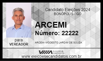 Candidato ARCEMI 2024 - BONÓPOLIS - Eleições