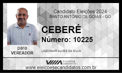 Candidato CEBERÉ 2024 - SANTO ANTÔNIO DE GOIÁS - Eleições