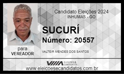 Candidato SUCURÍ 2024 - INHUMAS - Eleições