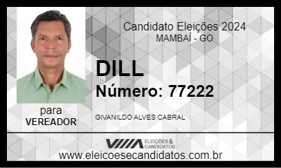 Candidato DILL 2024 - MAMBAÍ - Eleições