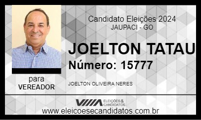 Candidato JOELTON TATAU 2024 - JAUPACI - Eleições