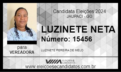 Candidato LUZINETE NETA 2024 - JAUPACI - Eleições