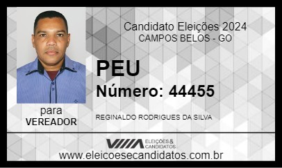 Candidato PEU 2024 - CAMPOS BELOS - Eleições