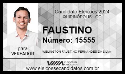 Candidato FAUSTINO 2024 - QUIRINÓPOLIS - Eleições