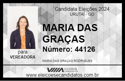 Candidato MARIA DAS GRAÇAS 2024 - URUTAÍ - Eleições