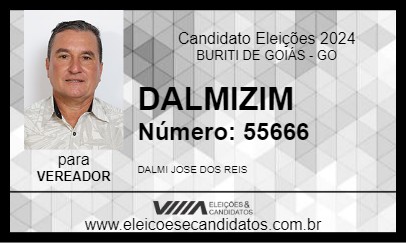 Candidato DALMIZIM 2024 - BURITI DE GOIÁS - Eleições