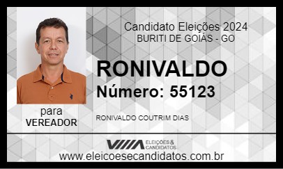 Candidato RONIVALDO 2024 - BURITI DE GOIÁS - Eleições