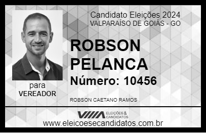 Candidato ROBSON PELANCA 2024 - VALPARAÍSO DE GOIÁS - Eleições