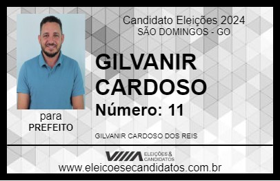 Candidato GILVANIR CARDOSO 2024 - SÃO DOMINGOS - Eleições