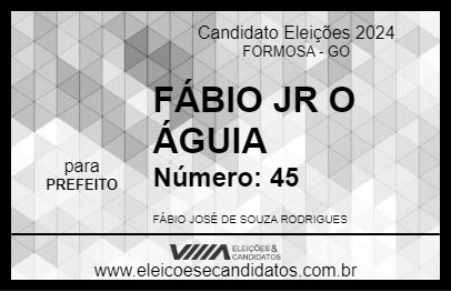 Candidato FÁBIO JR O ÁGUIA 2024 - FORMOSA - Eleições