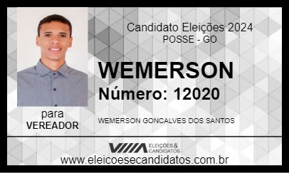 Candidato WEMERSON 2024 - POSSE - Eleições